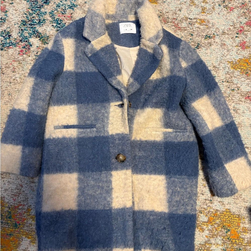 Zara kids wool blend coat